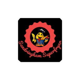 Sandringham Super Fryer logo.